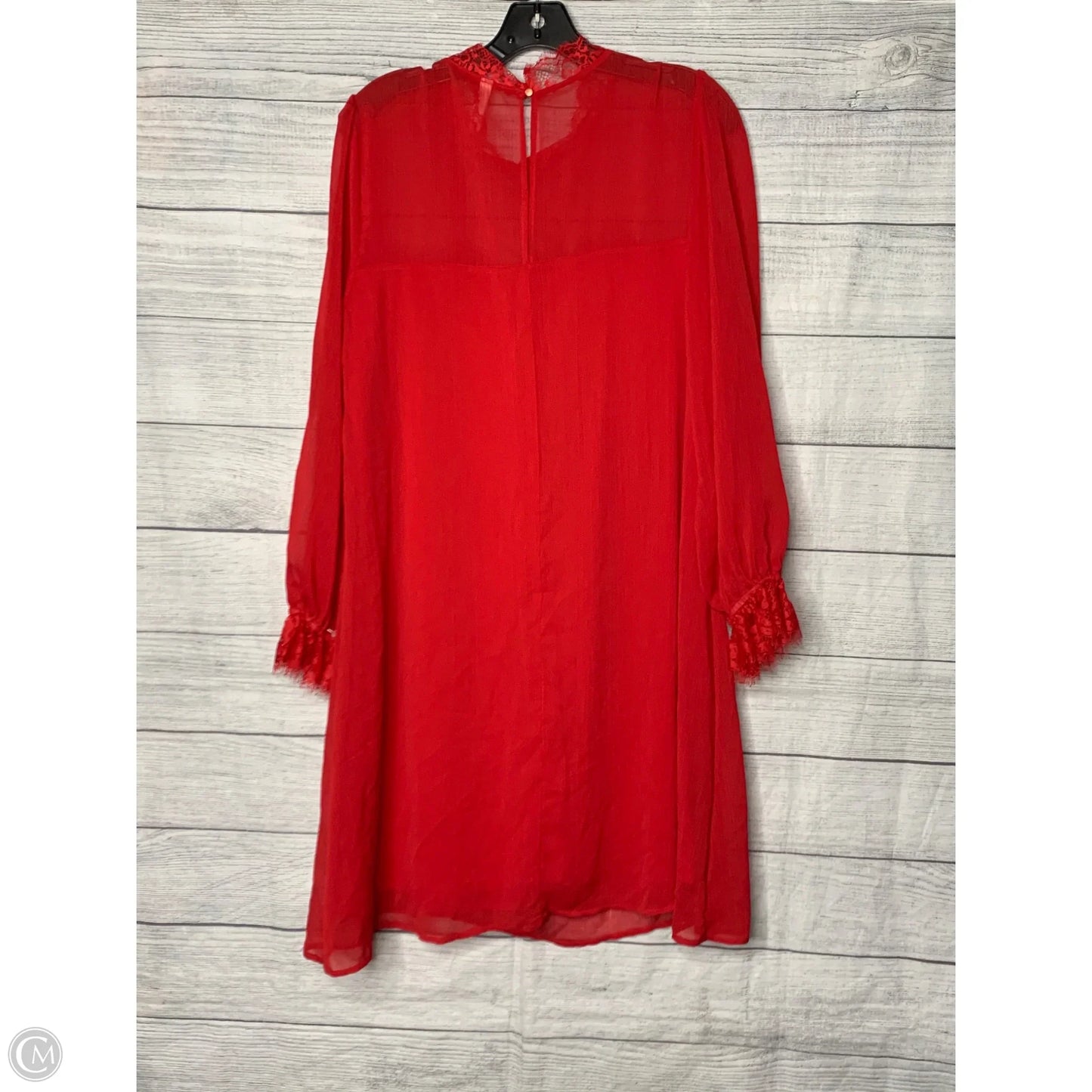 Dress Casual Midi By Xhilaration In Red, Size: L