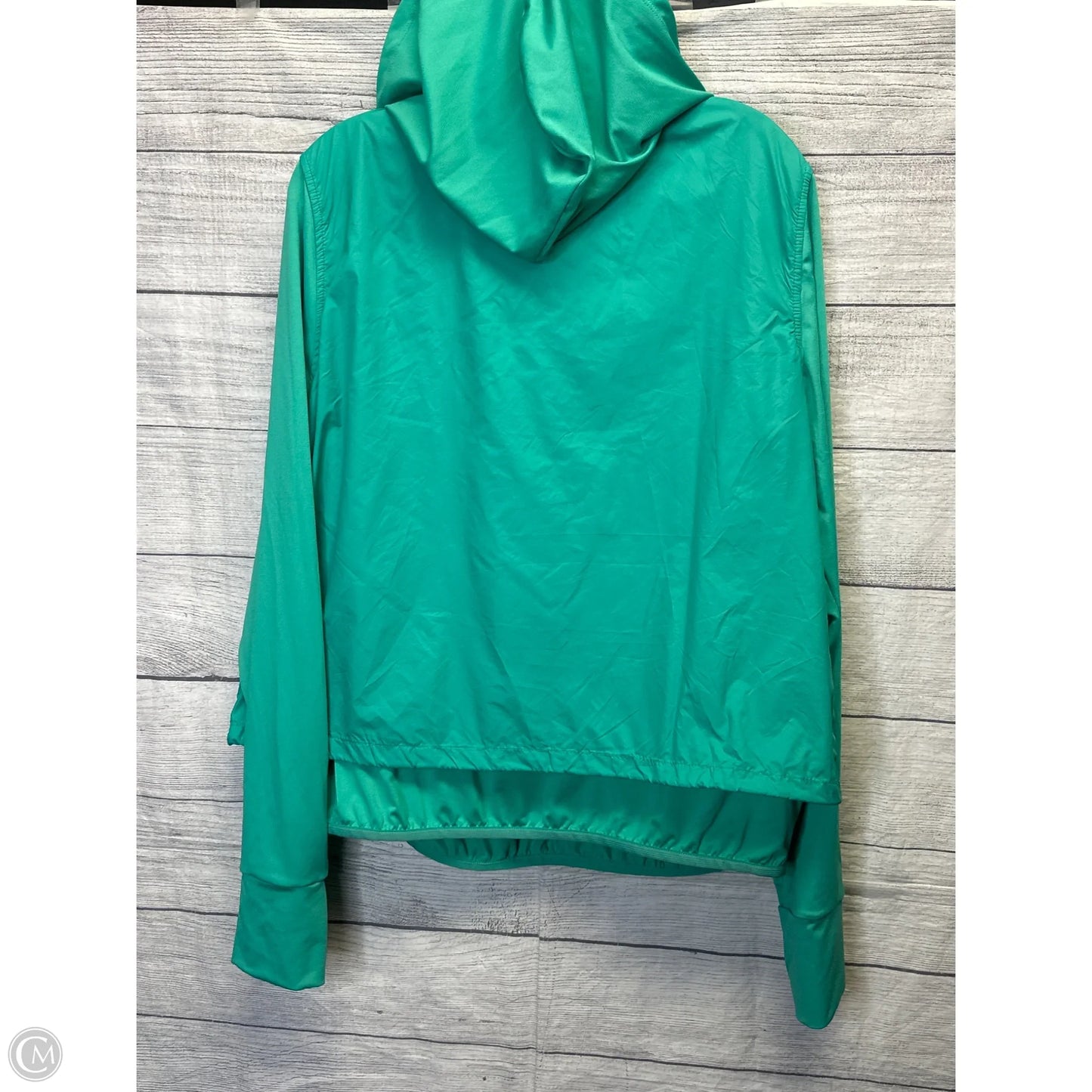 Athletic Jacket By Avia In Green, Size: L