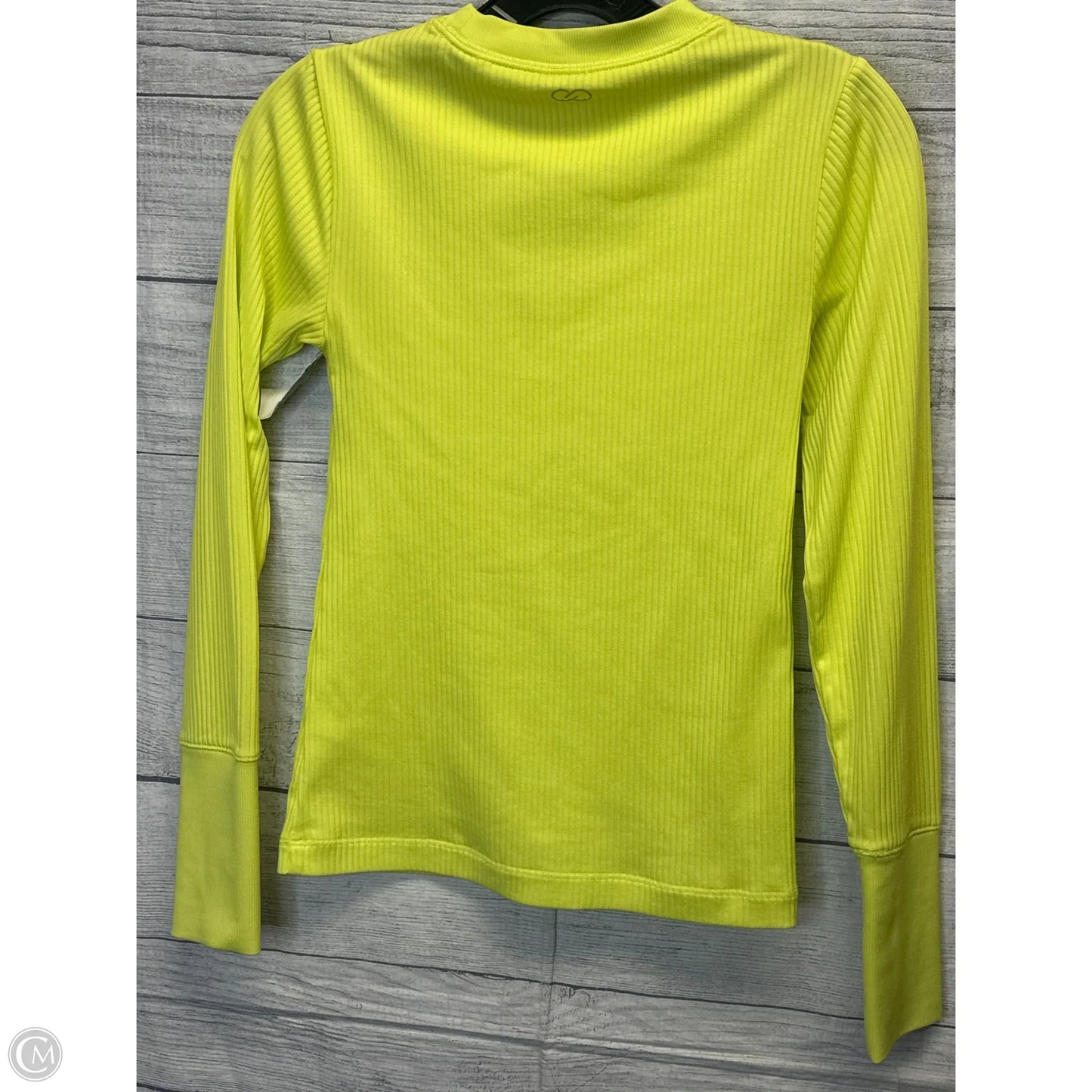 Athletic Top Long Sleeve Crewneck By Calia In Green, Size: Xs