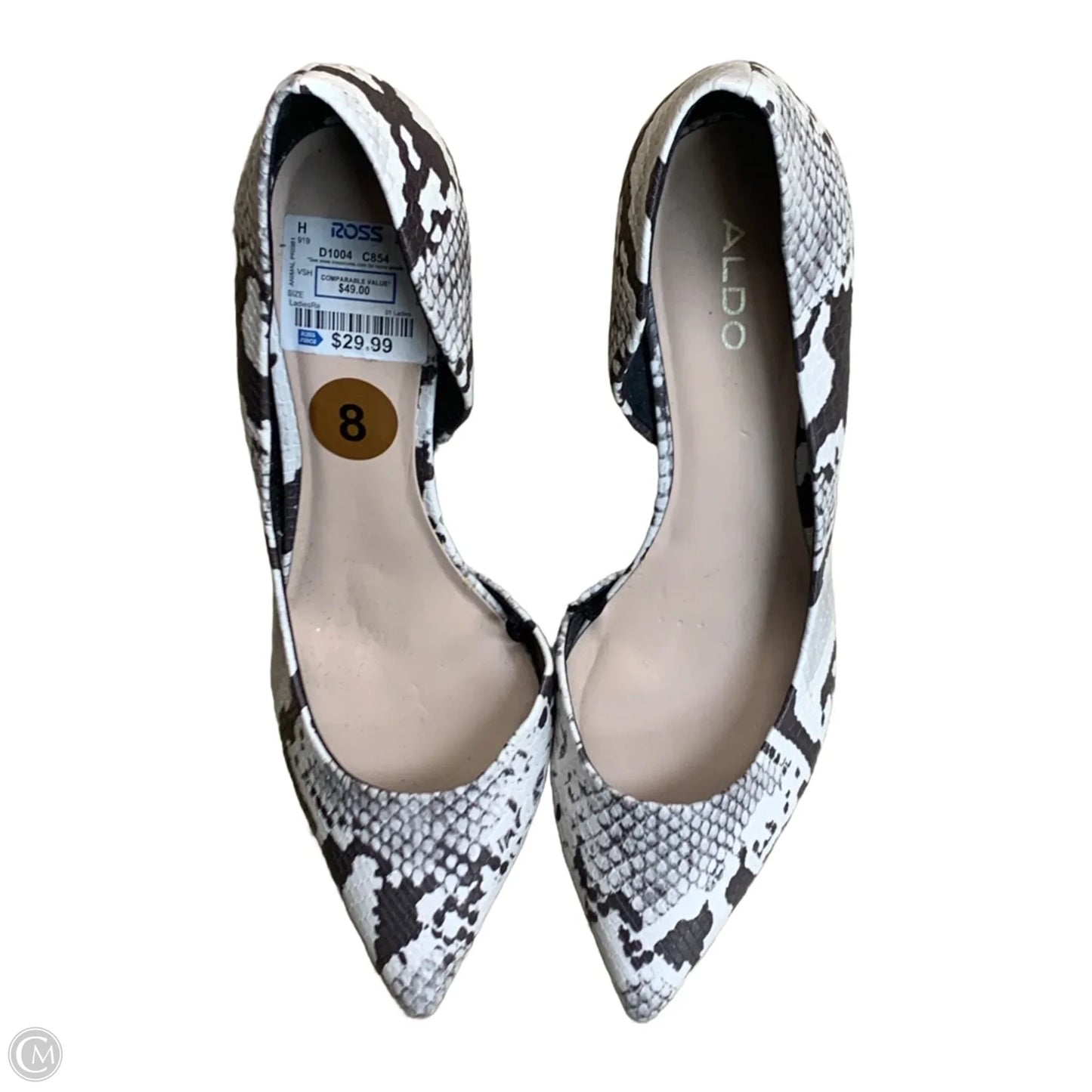 Shoes Heels Stiletto By Aldo In Snakeskin Print, Size: 8