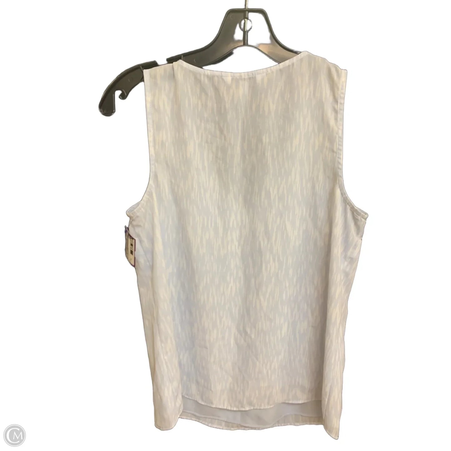 Top Sleeveless By Nine West In Blue & White, Size: Xs