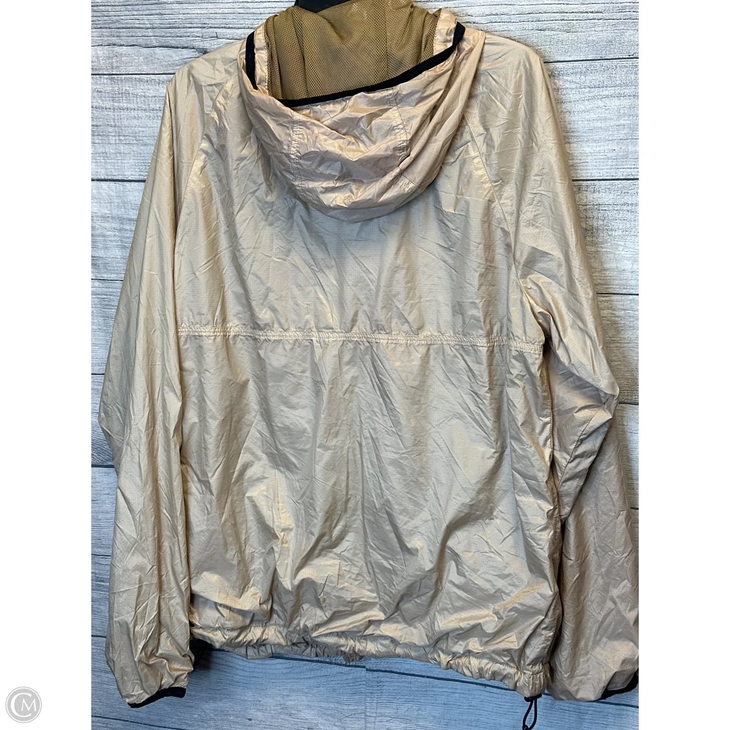 Jacket Windbreaker By Abercrombie And Fitch In Rose Gold, Size: L