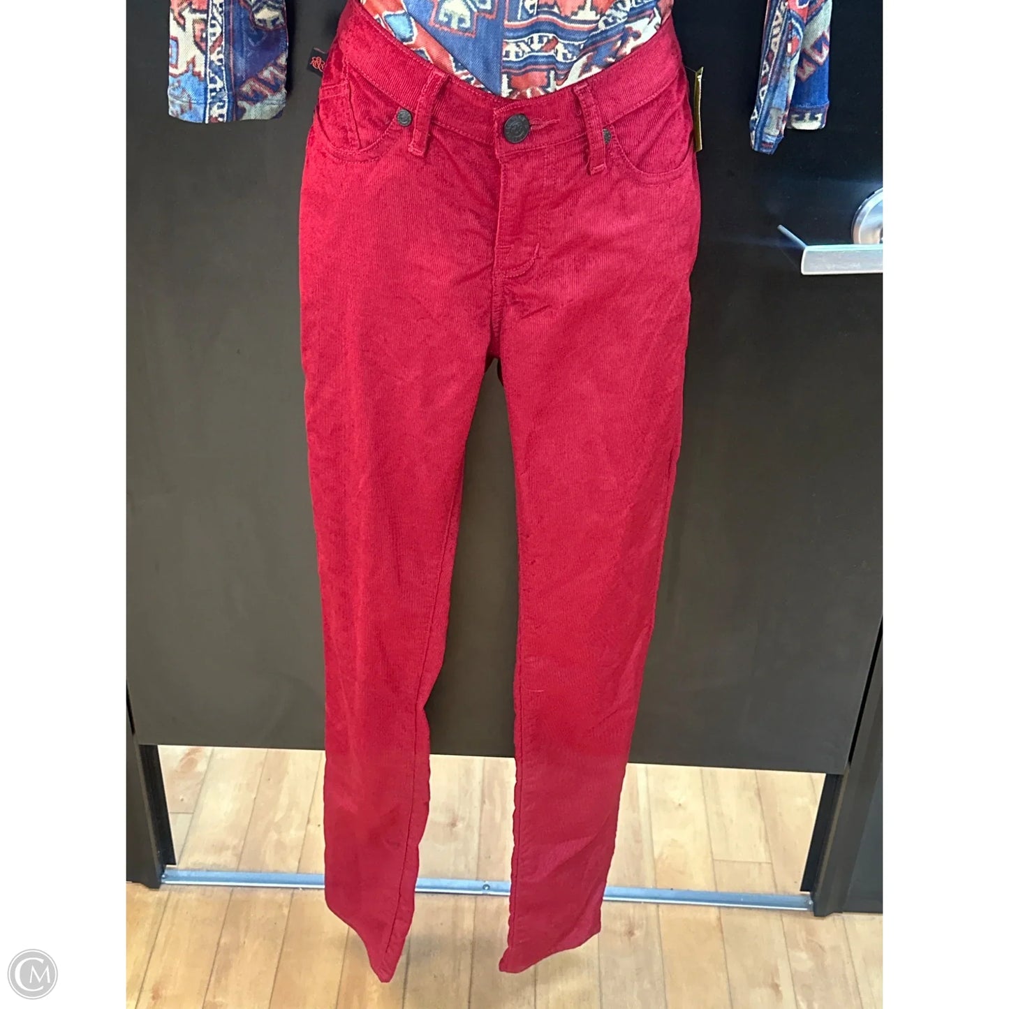 Pants Corduroy By Rock And Republic In Red, Size: 6