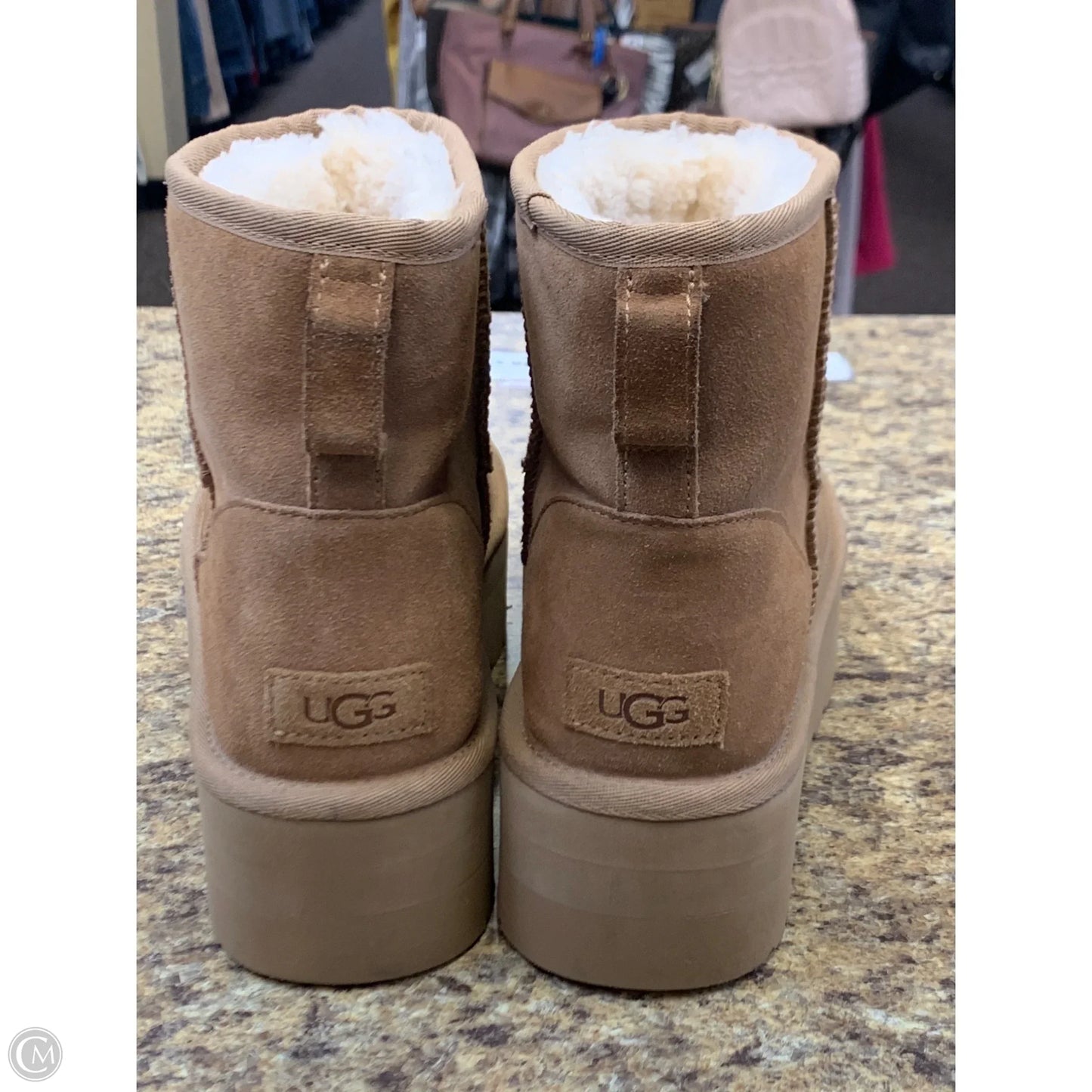 Boots Designer By Ugg In Tan, Size: 11