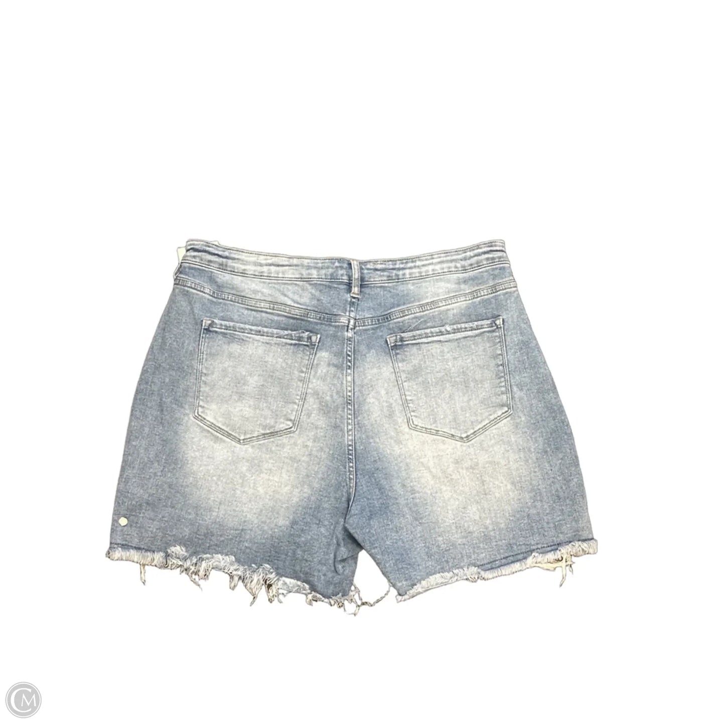 Shorts By Fashion Nova In Blue Denim, Size: 16