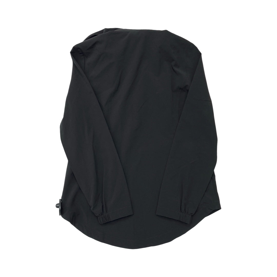 Jacket Windbreaker By Chicos In Black, Size:4