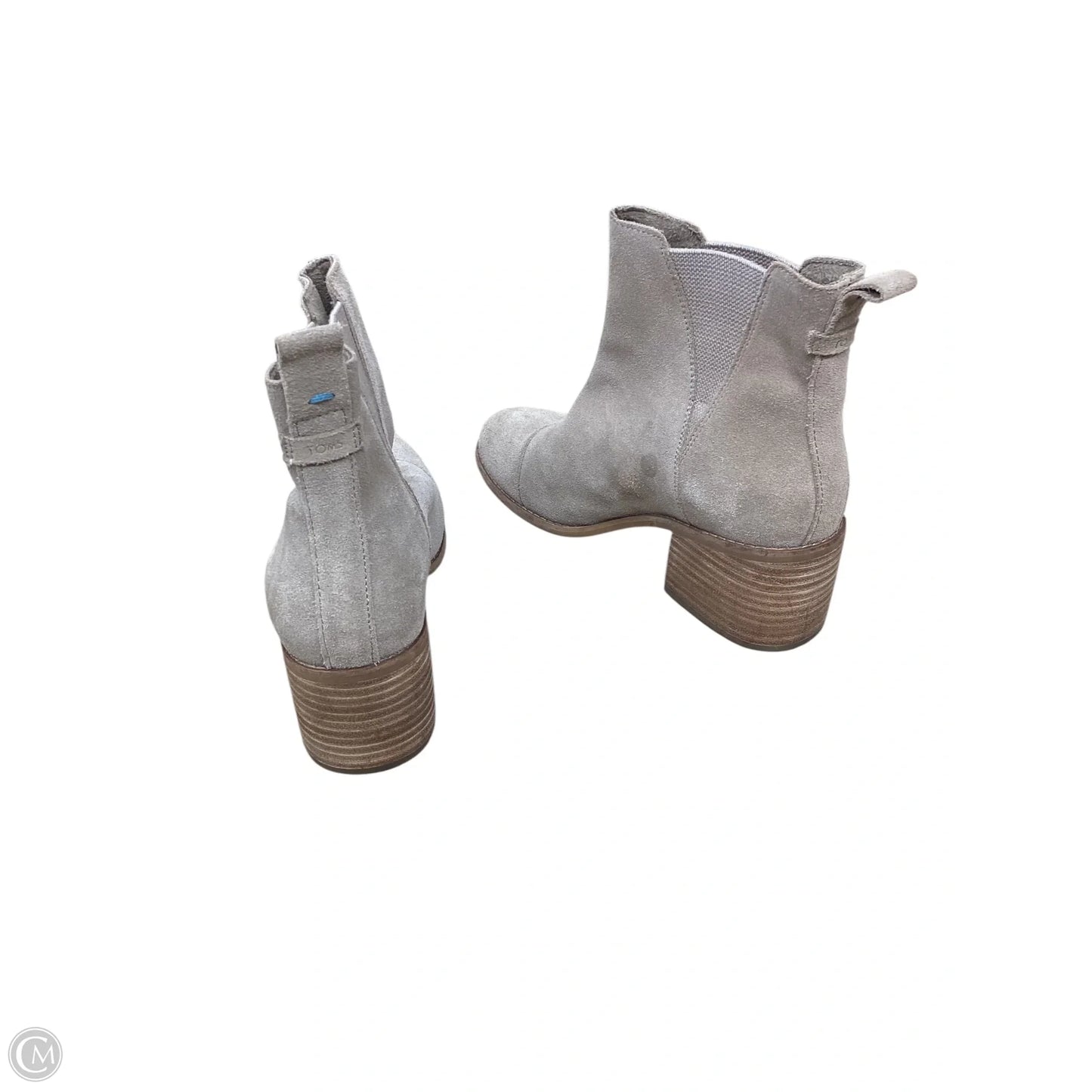 Boots Ankle Heels By Toms In Taupe, Size: 7