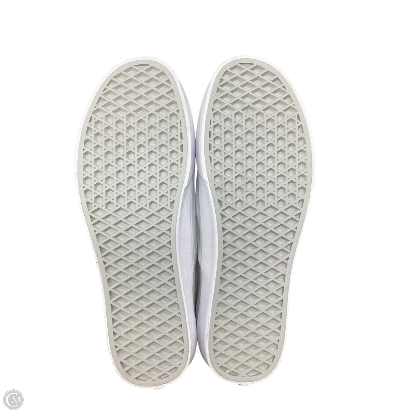 Shoes Flats By Vans In White, Size: 11