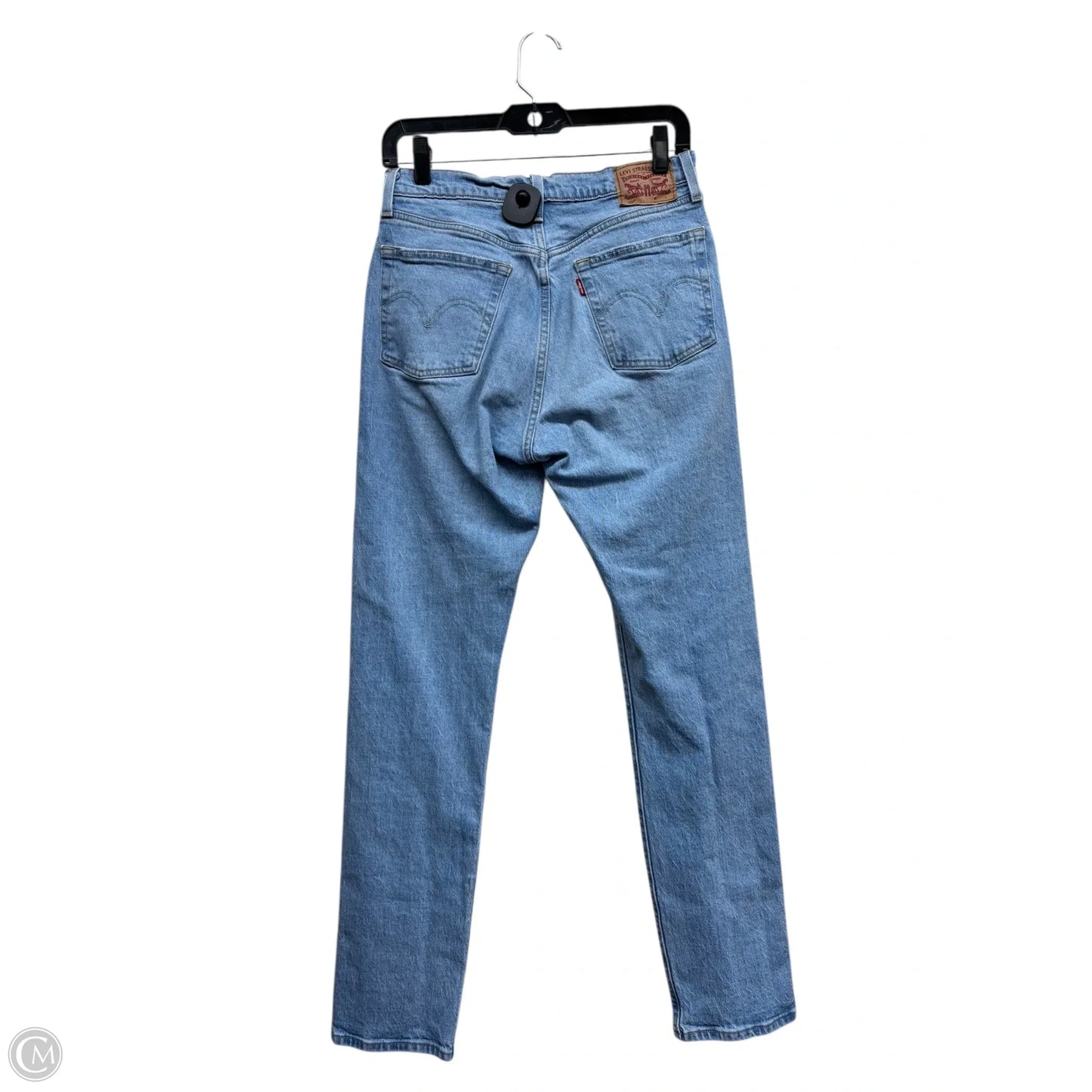 Jeans Straight By Levis In Blue Denim, Size: 6