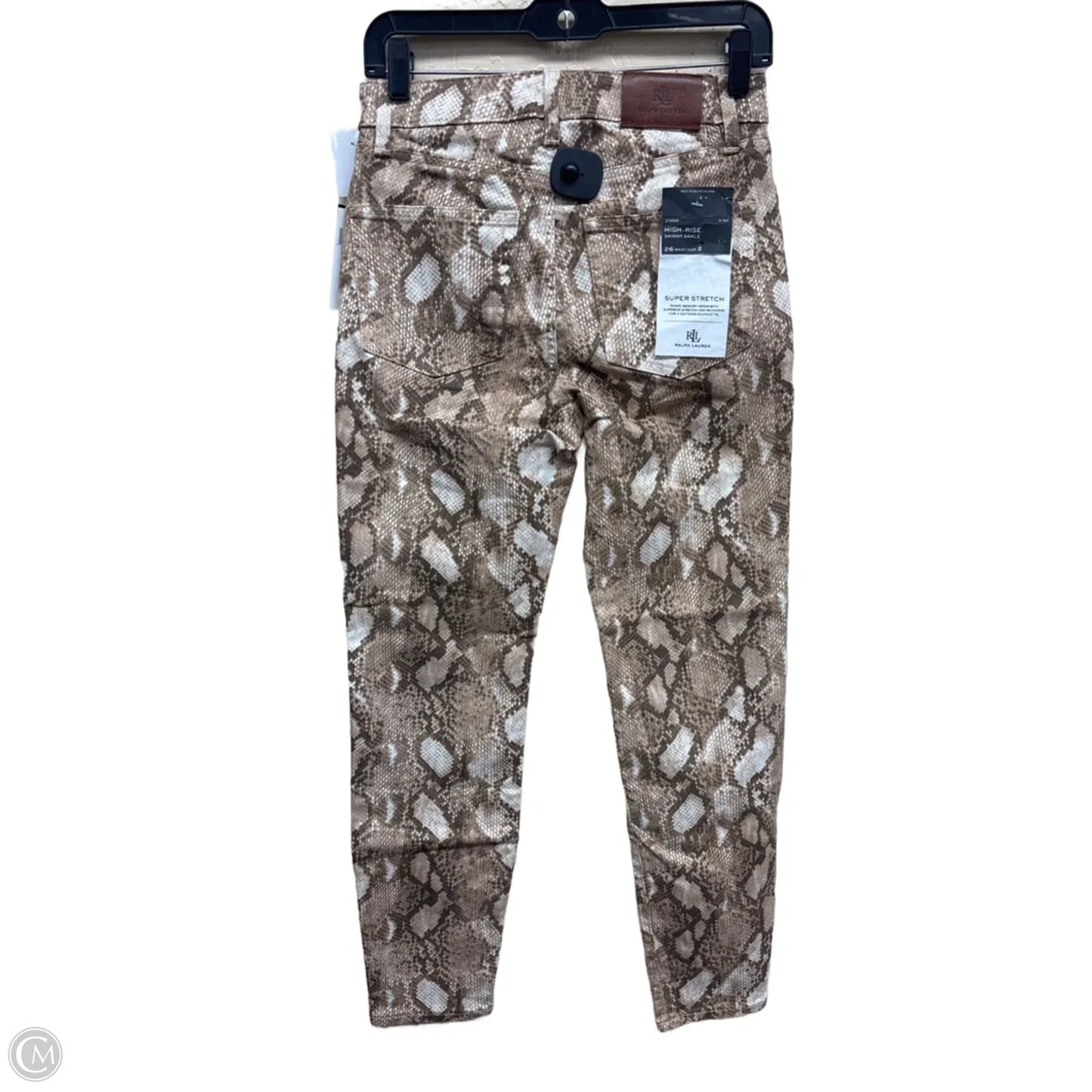 Pants Other By Lauren By Ralph Lauren In Snakeskin Print, Size: 2