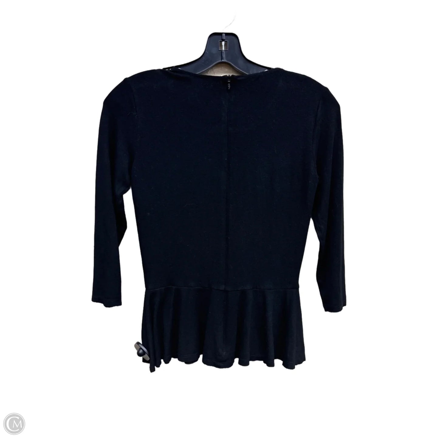 Top Long Sleeve By Vince Camuto In Black, Size: Xsp