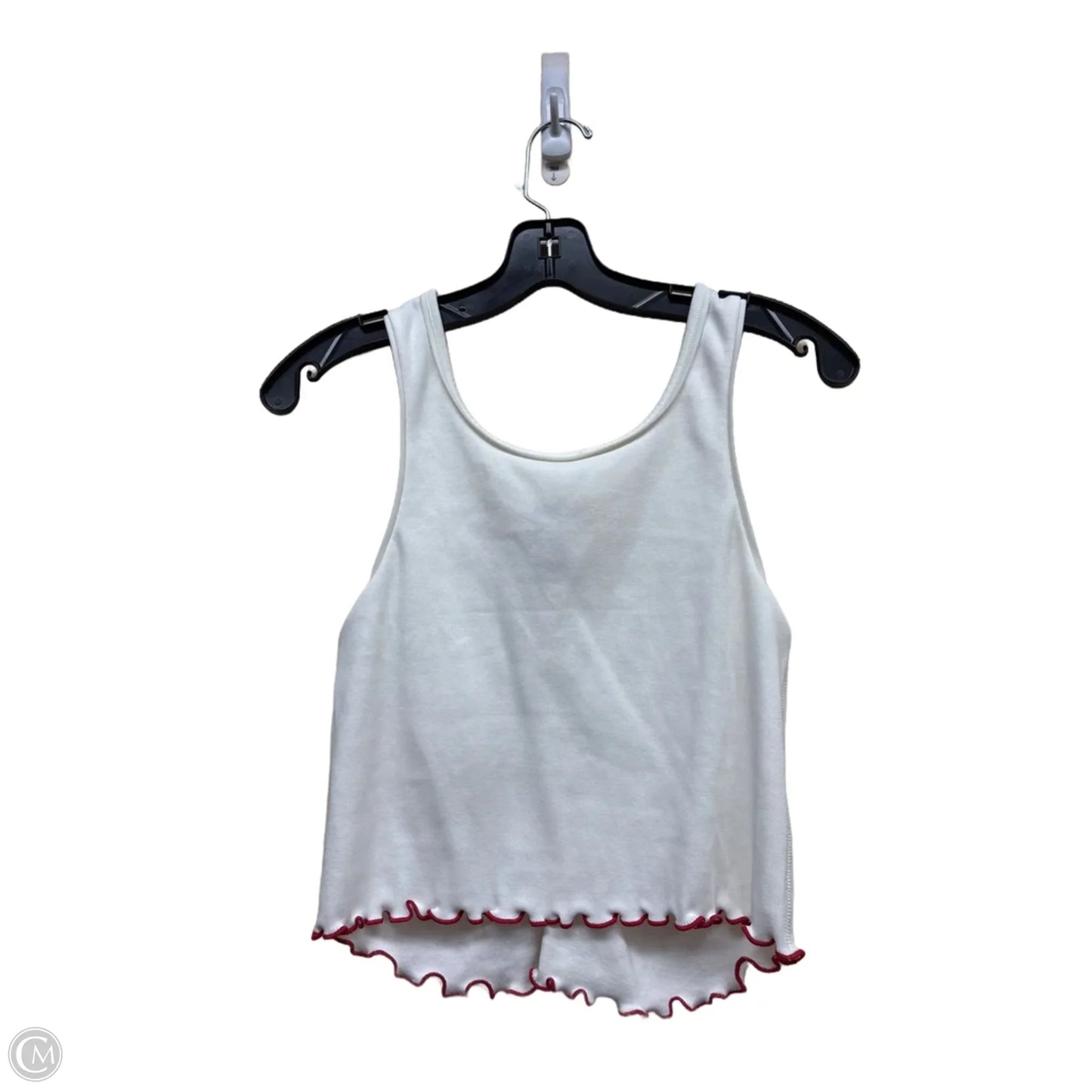 Top Sleeveless By Clothes Mentor In Cream & Red, Size: S