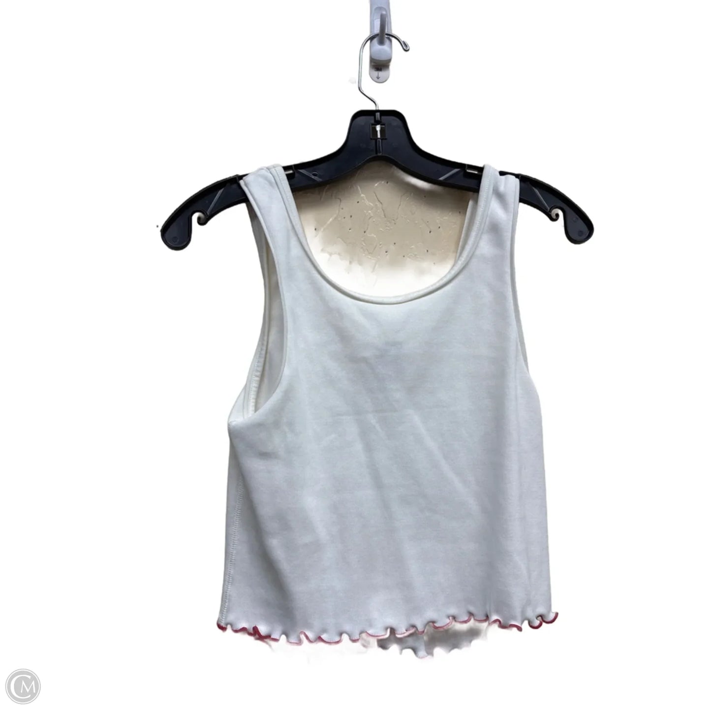 Top Sleeveless By Clothes Mentor In Cream & Red, Size: S