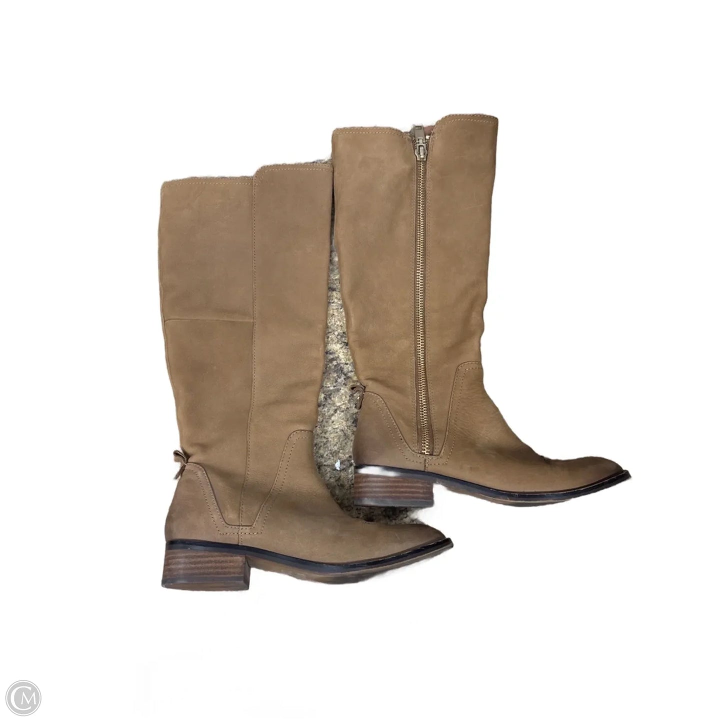 Boots Knee Flats By Aldo In Brown, Size: 8.5