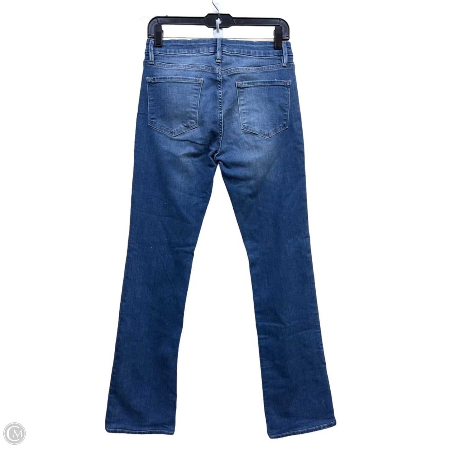 Jeans Boot Cut By Frame In Blue Denim, Size: 6