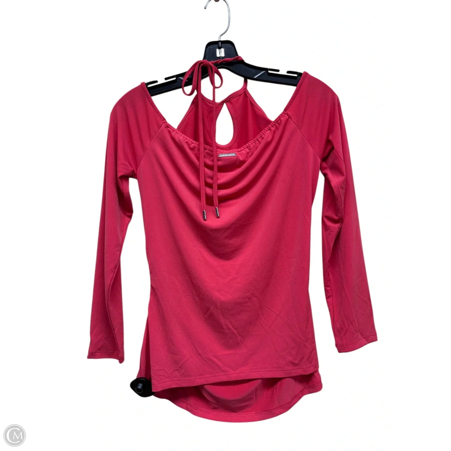 Top Long Sleeve By Michael By Michael Kors In Pink, Size: M