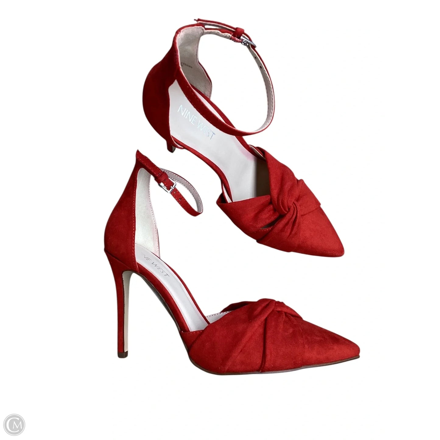 Shoes Heels Stiletto By Nine West In Red, Size: 7.5