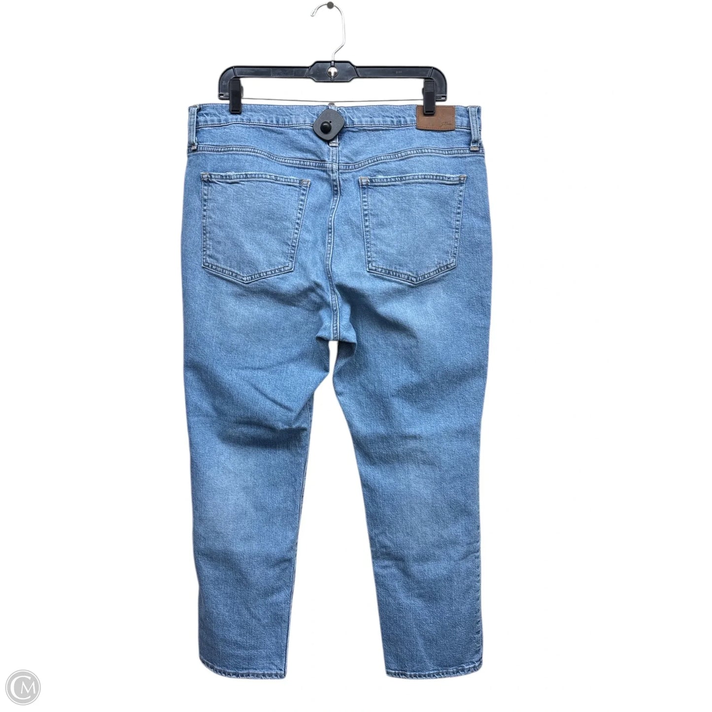Jeans Straight By J. Crew In Blue Denim, Size: 14