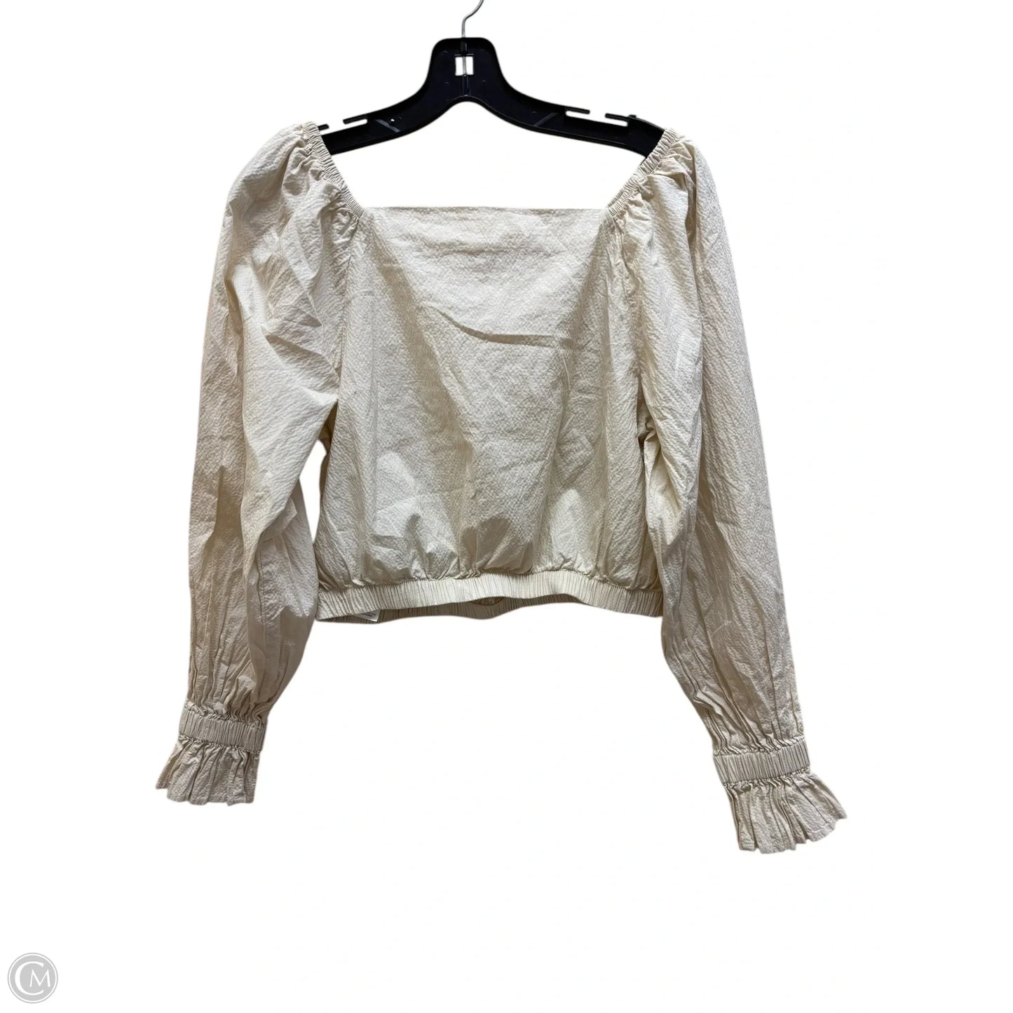 Top Long Sleeve By Levis In Tan, Size: S