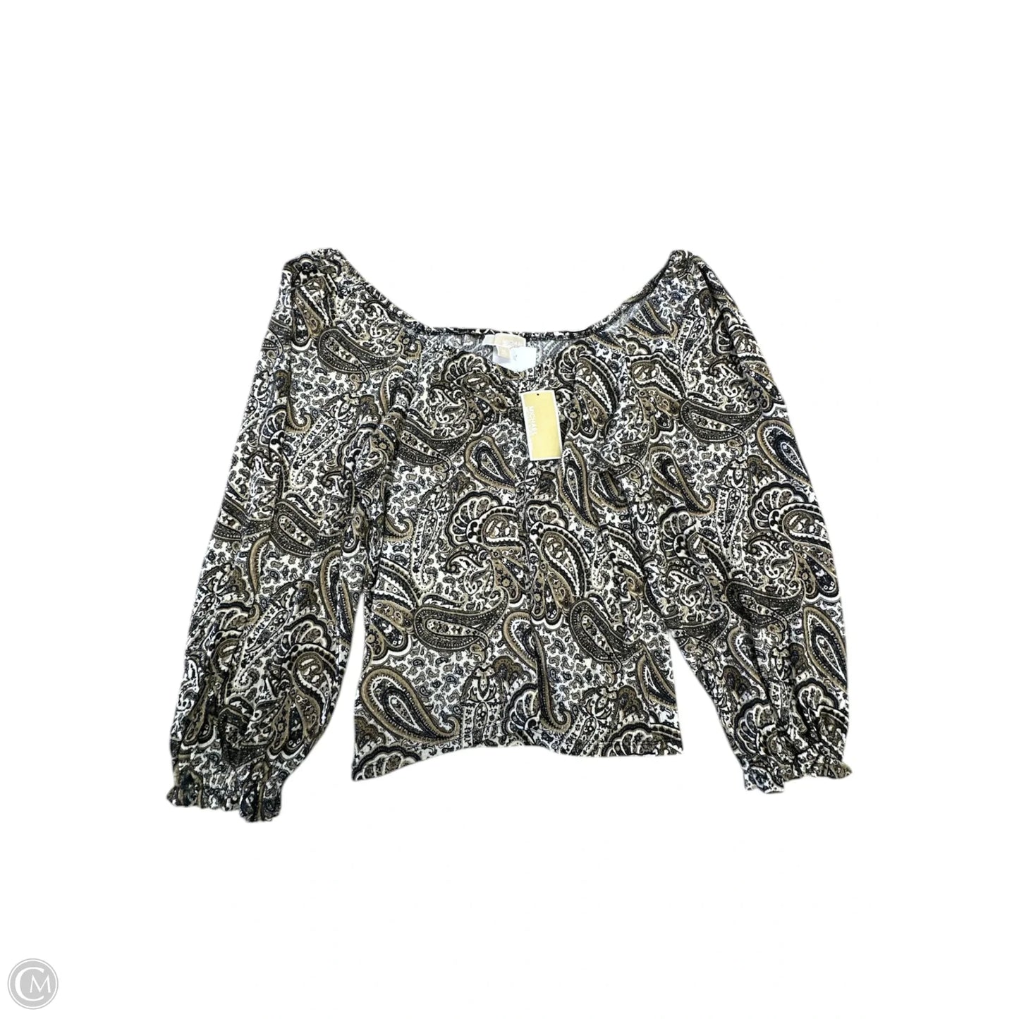 Top Long Sleeve By Michael By Michael Kors In Multi-colored, Size: 1x