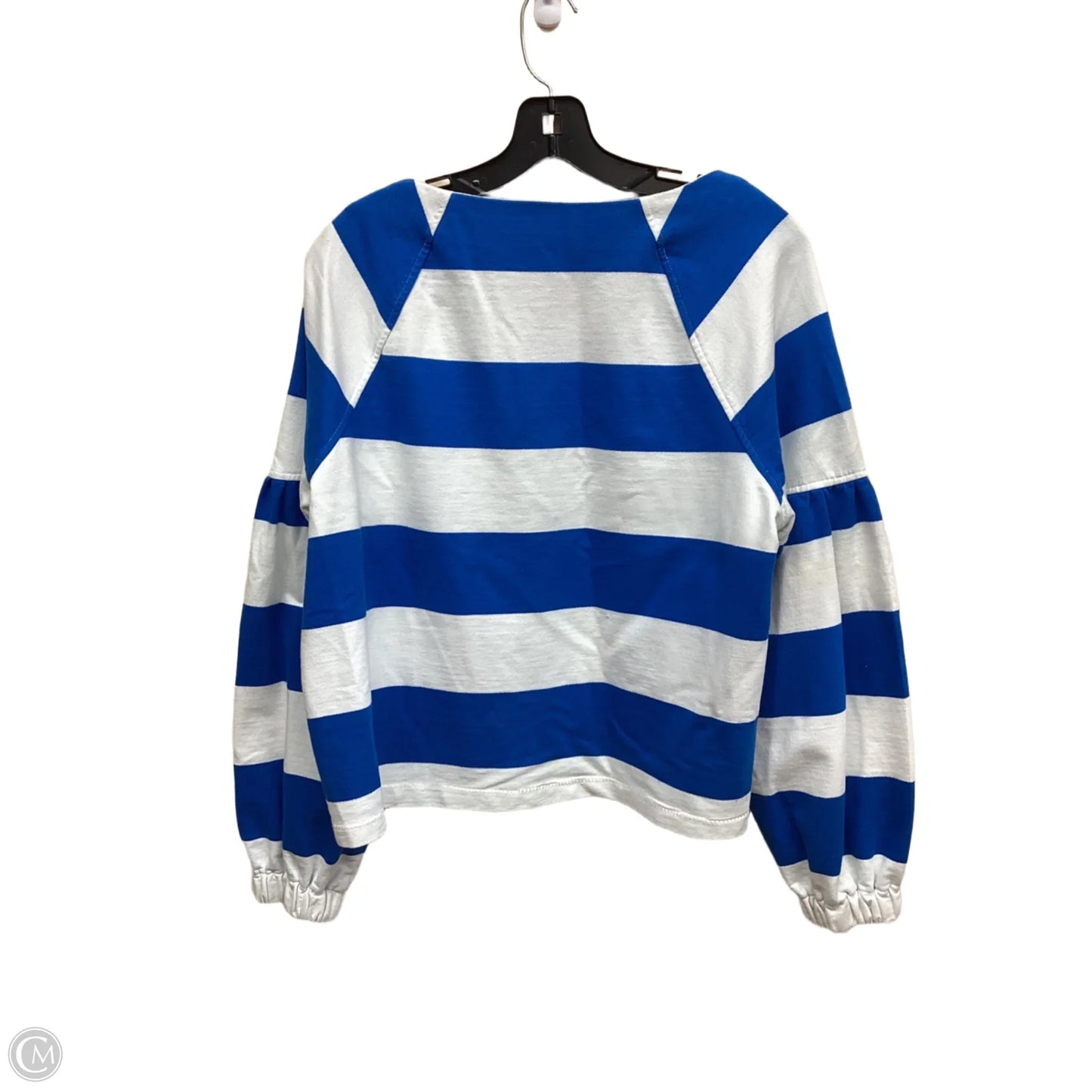 Top Long Sleeve By Maeve In Striped Pattern, Size: M