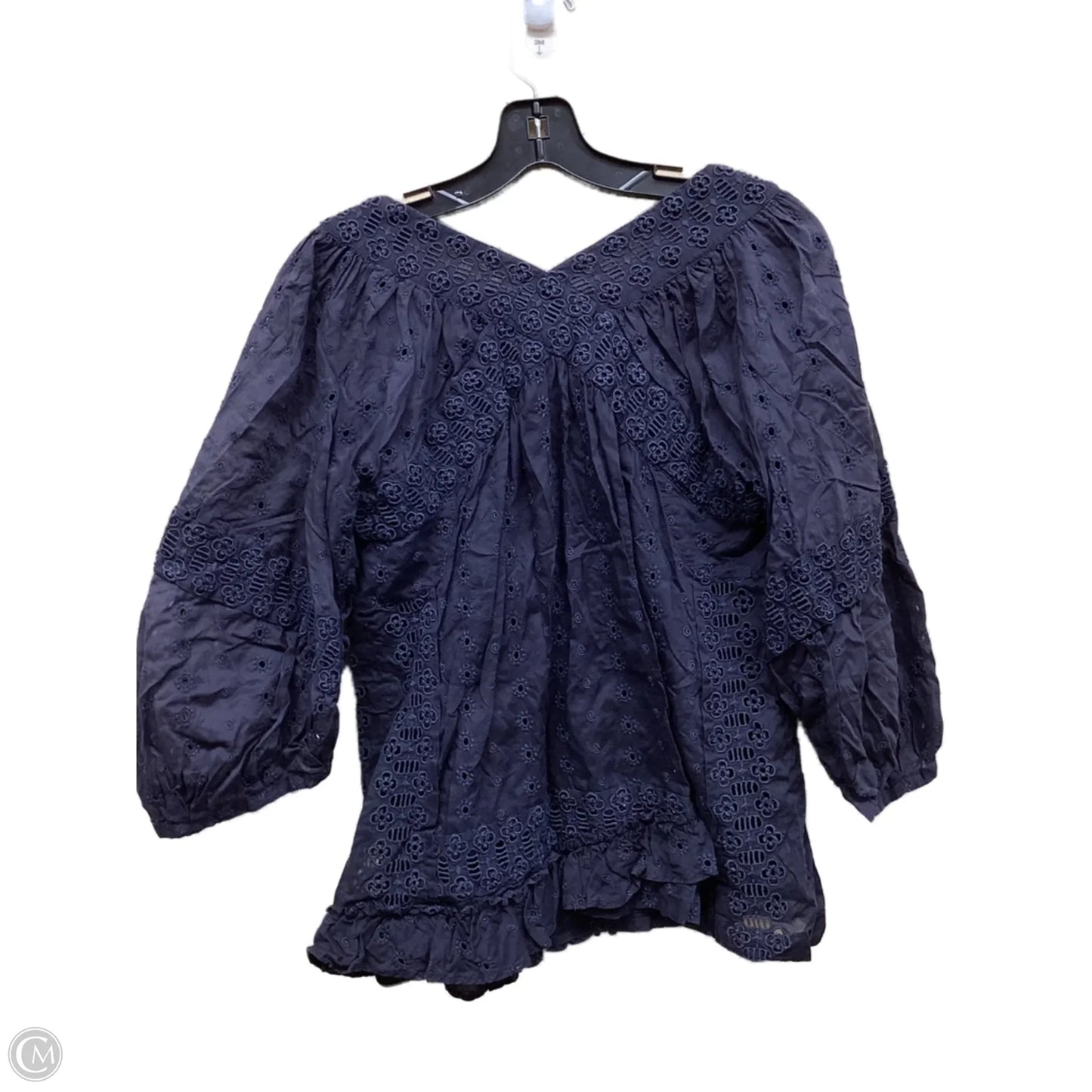 Top Long Sleeve Designer By Marc Jacobs In Grey, Size: S