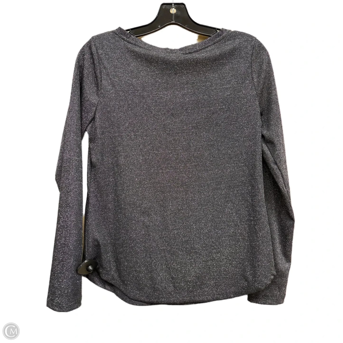 Top Long Sleeve By Ana In Black, Size: M