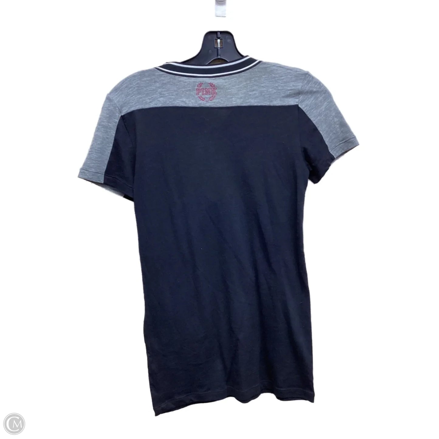 Top Short Sleeve By Pink In Grey, Size: Xs