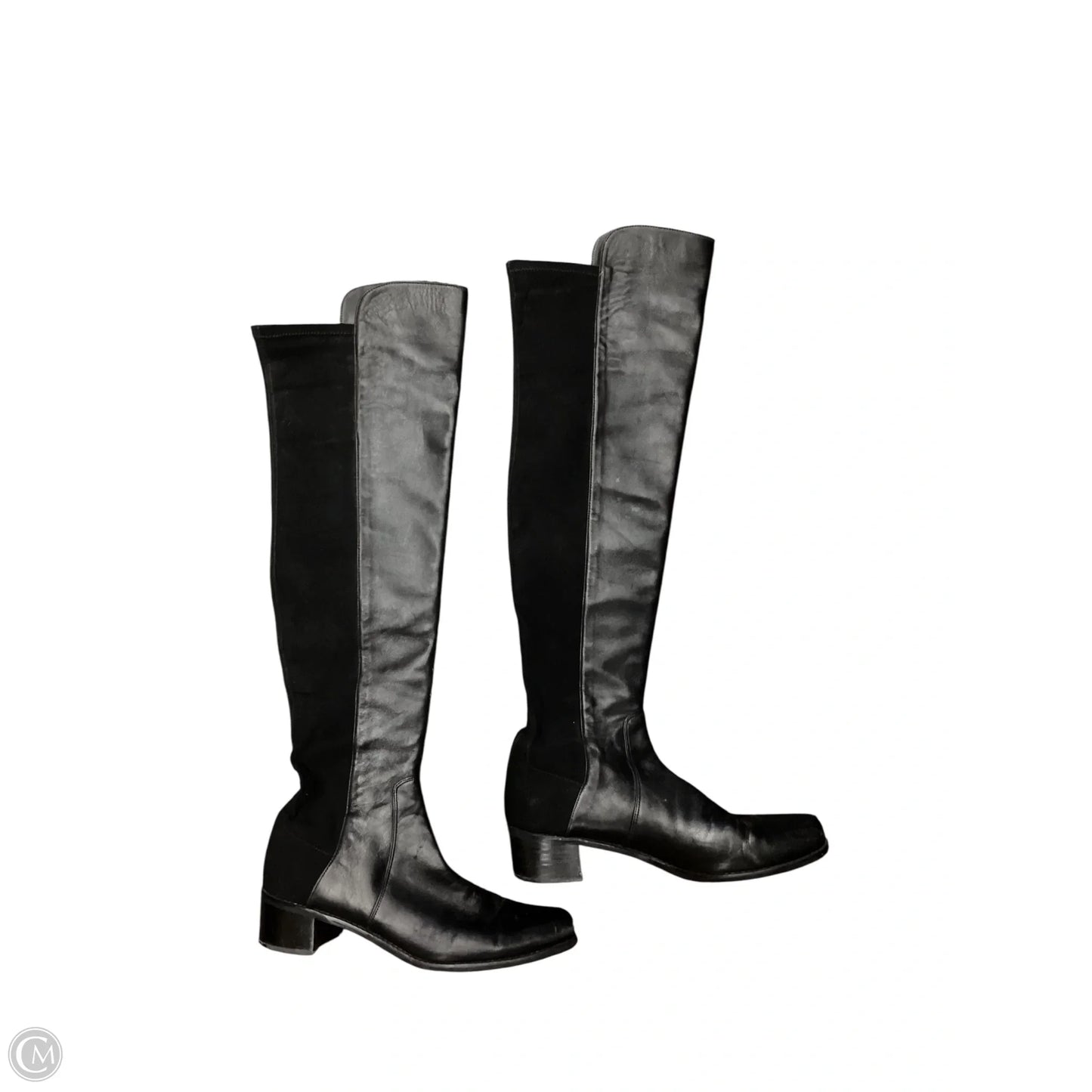 Boots Designer By Stuart Weitzman In Black, Size: 7