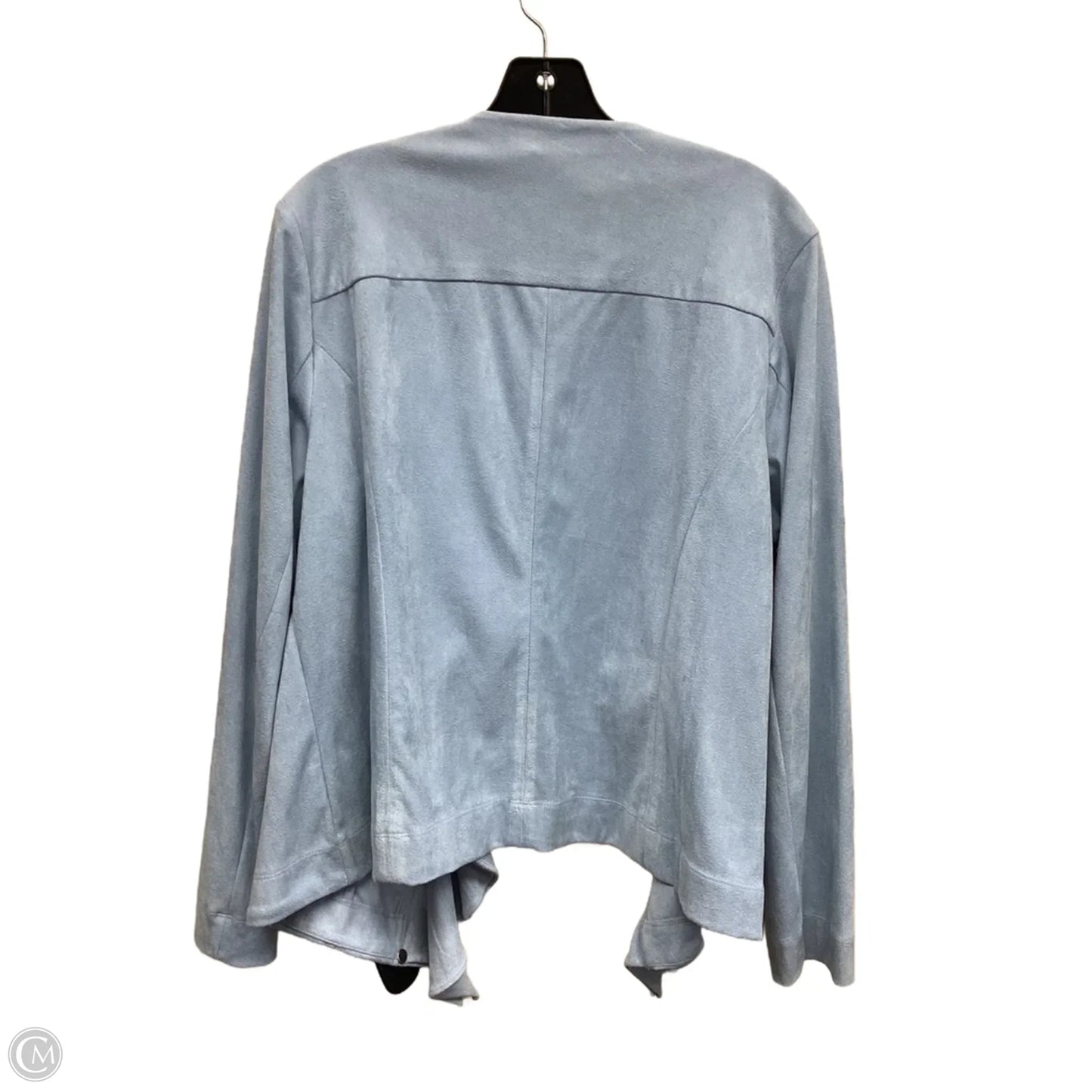 Jacket Moto By Ny Collection In Blue, Size: 1x