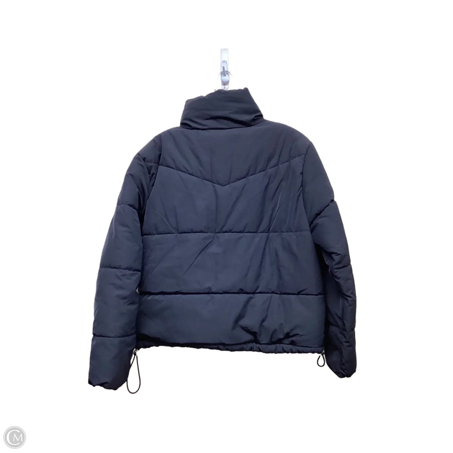 Coat Puffer & Quilted By Divided In Black, Size: S