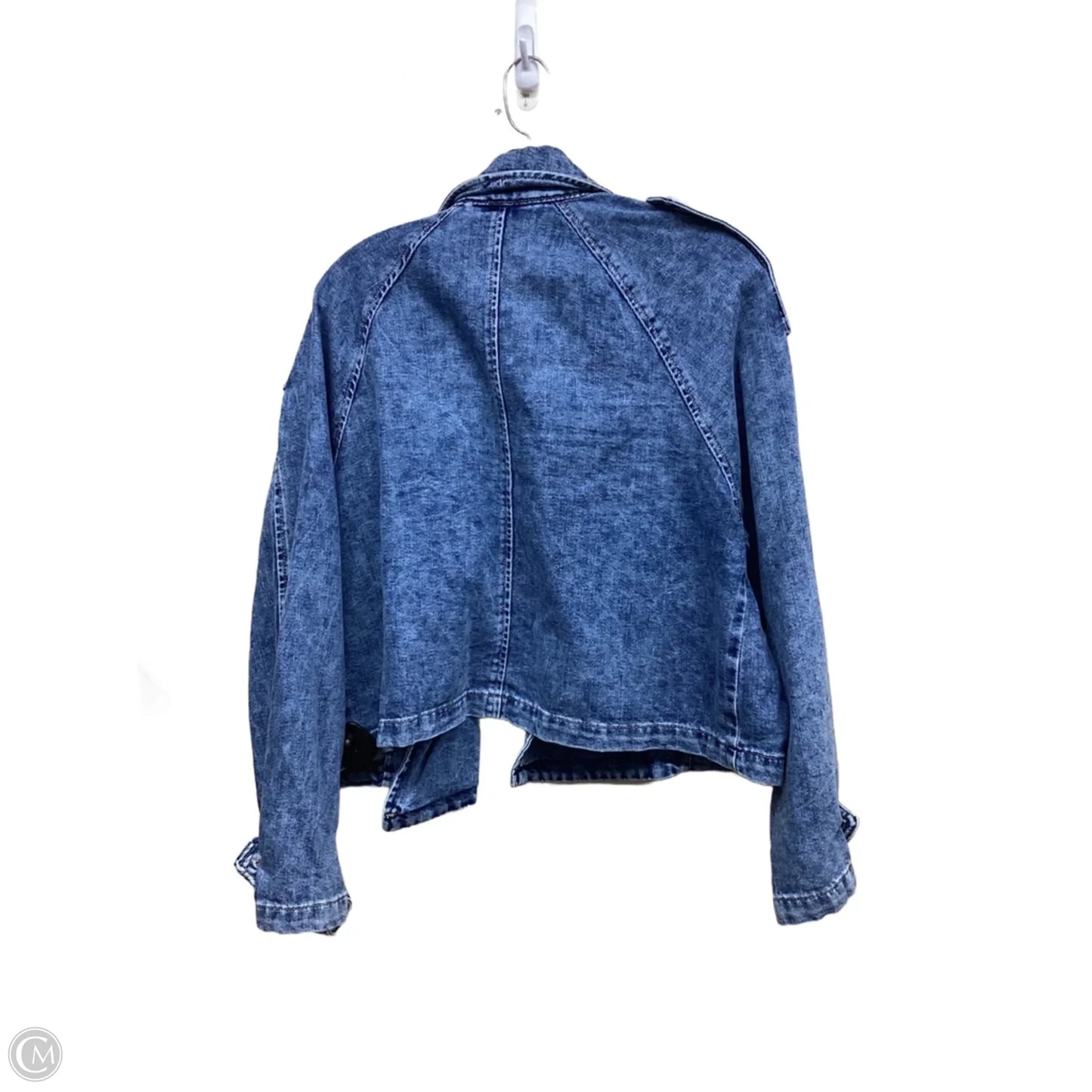 Jacket Denim By Divided In Blue Denim, Size: S