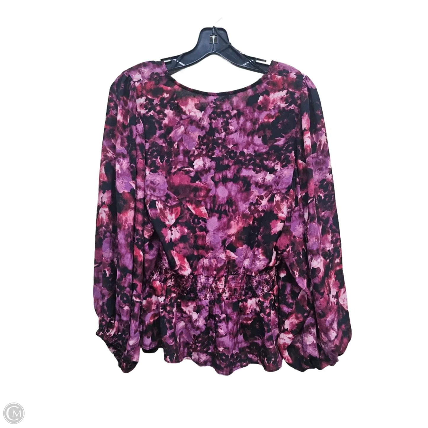 Top Long Sleeve By Vince Camuto In Multi-colored, Size: M
