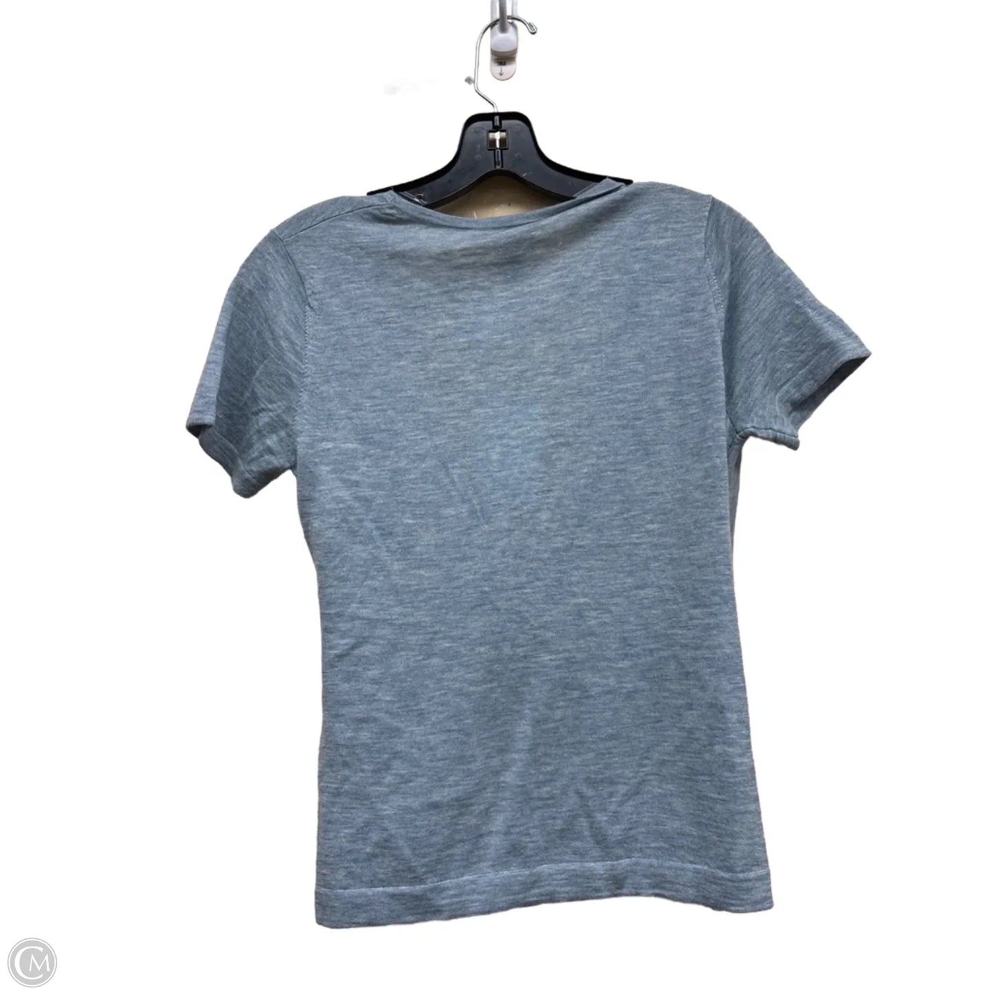 Top Short Sleeve By Autumn Cashmere In Blue, Size: M