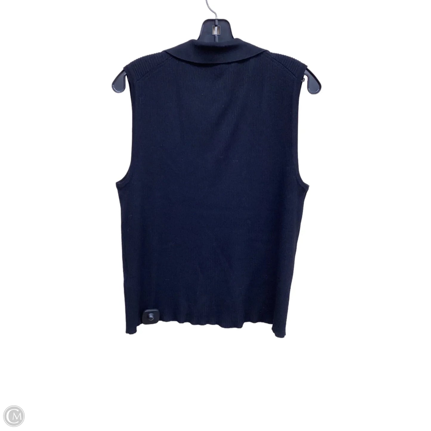 Top Sleeveless By Calvin Klein In Black, Size: Xl