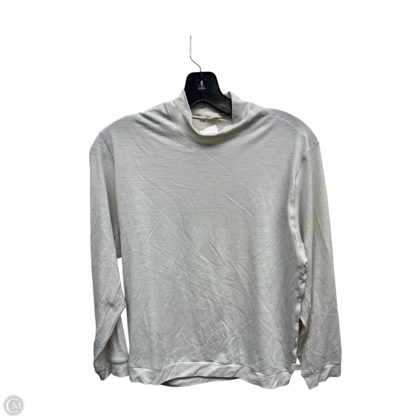 Athletic Top Long Sleeve Crewneck By Lululemon In White