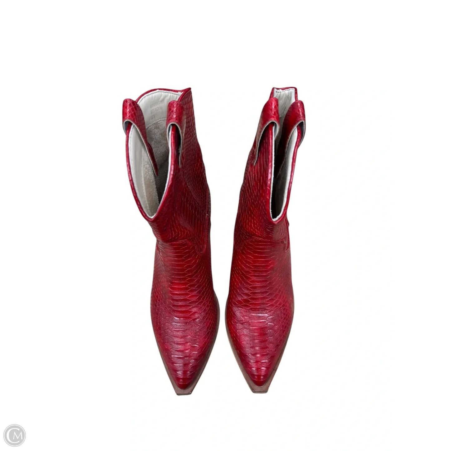 Boots Western By Clothes Mentor In Red, Size: 9