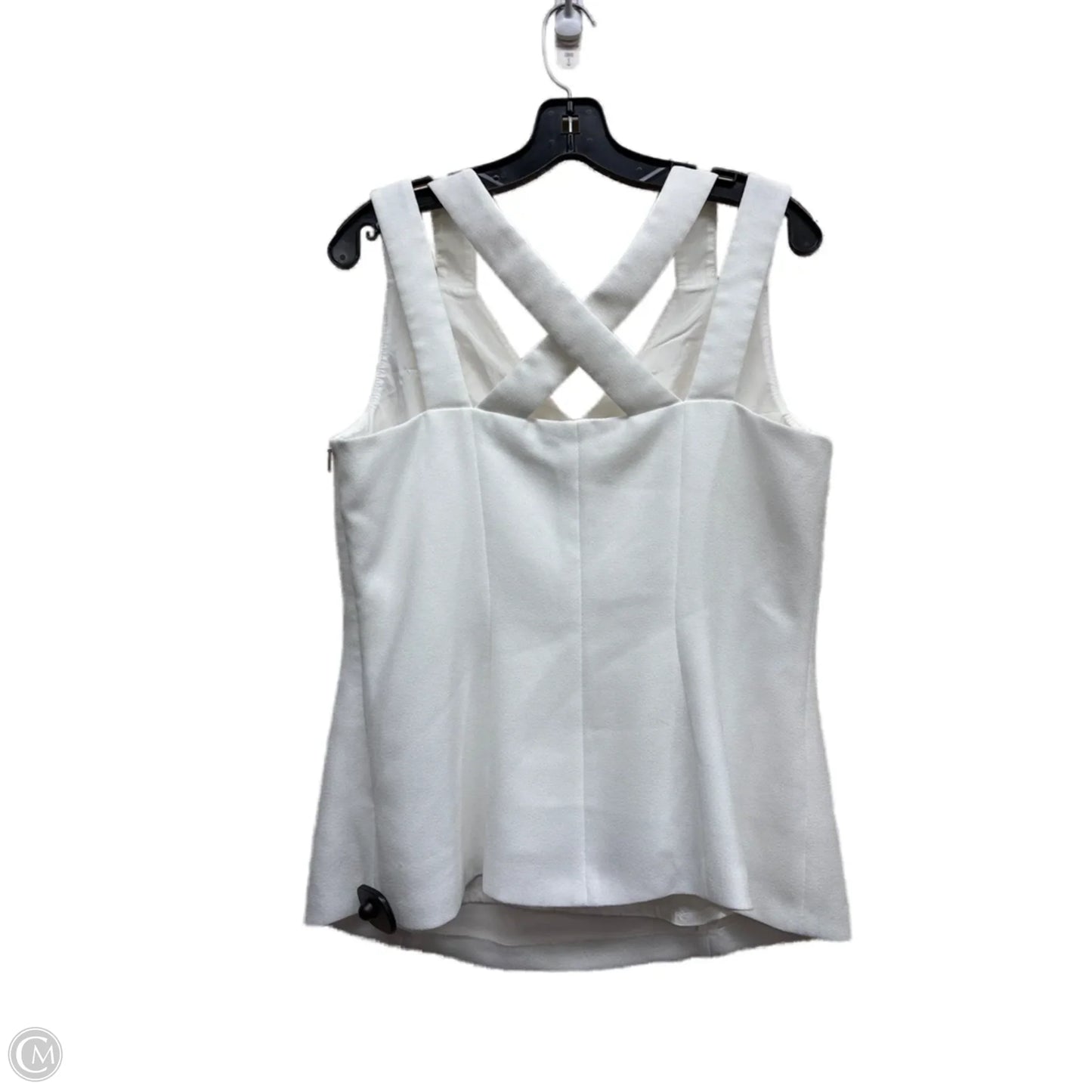Top Sleeveless By Hugo Boss In White, Size: 12