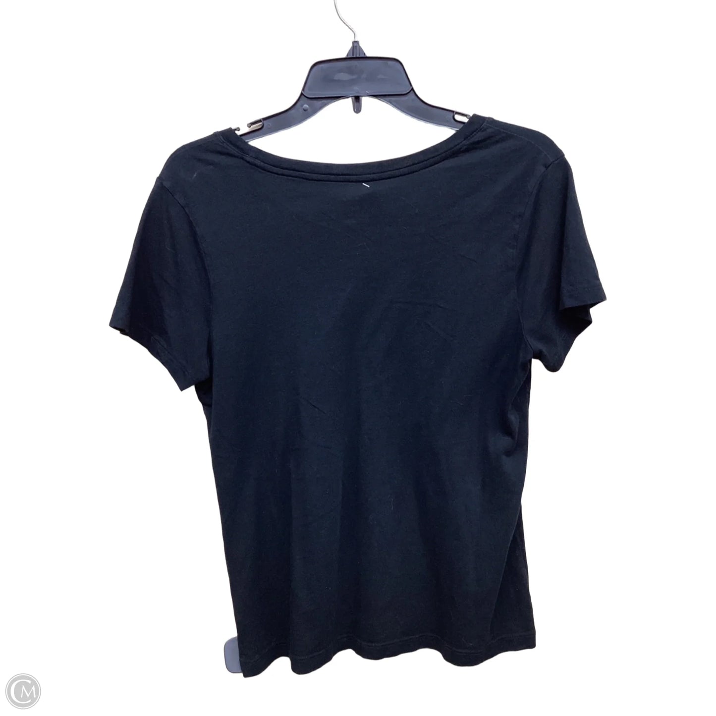 Top Short Sleeve By A New Day In Black, Size: M