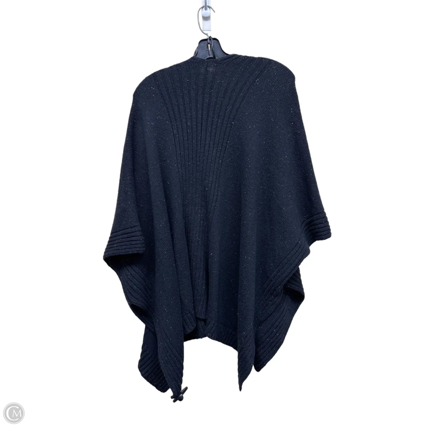 Sweater Cardigan By Ana In Black & Tan, Size: Osfm