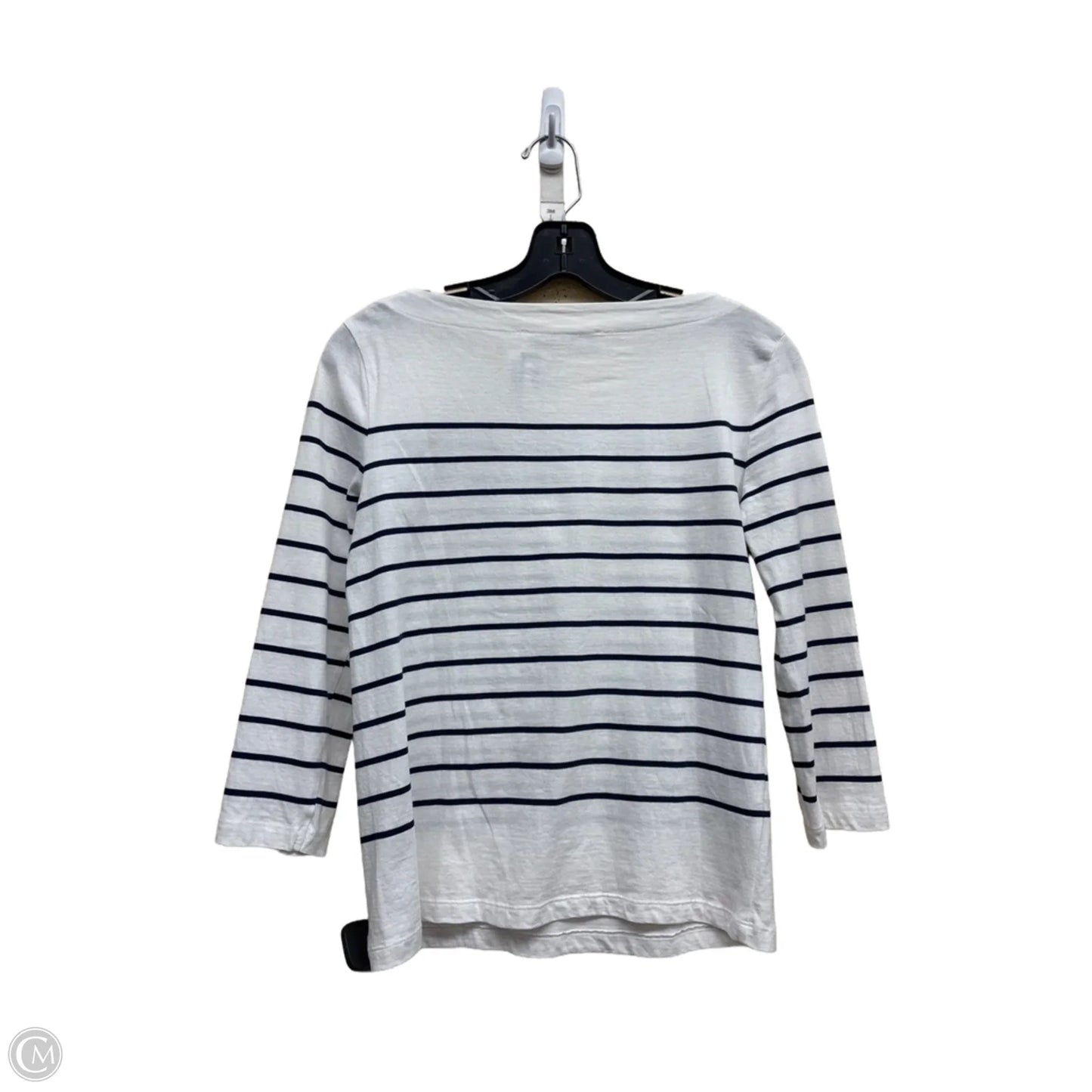 Top Long Sleeve By Mng In Striped Pattern, Size: S