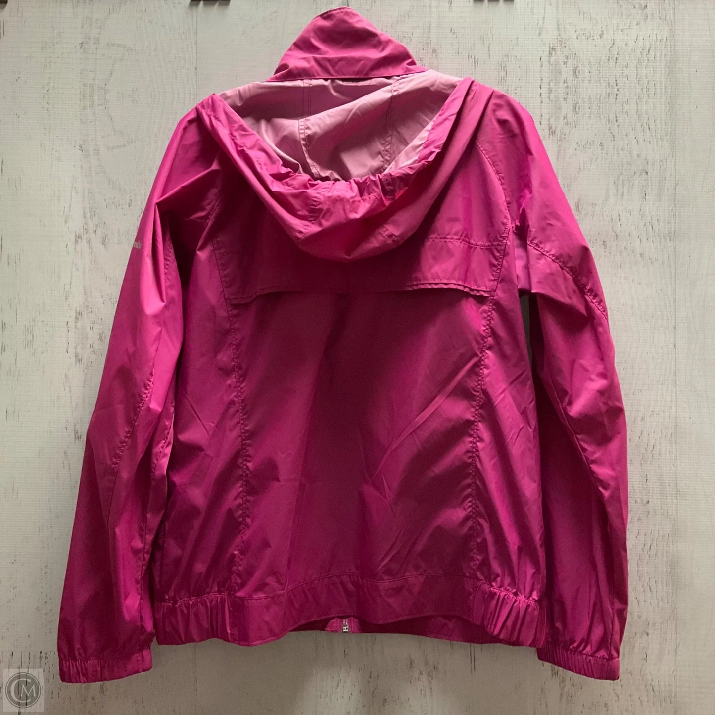 Jacket Windbreaker By Columbia In Pink, Size: L