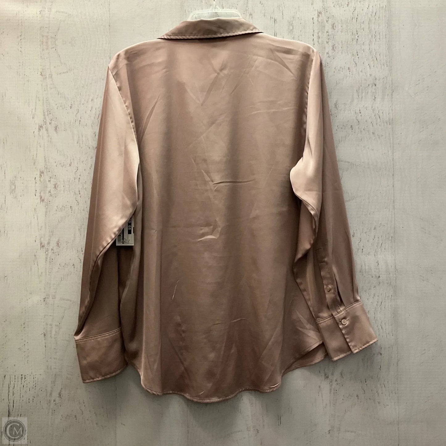 Top Long Sleeve By H&m In Beige, Size: L