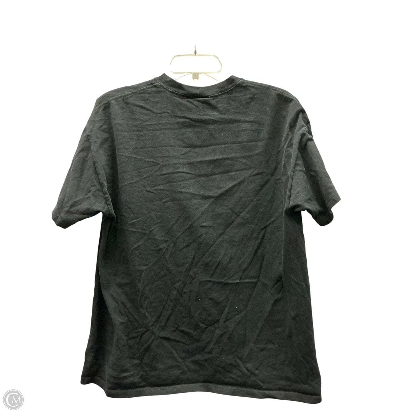 Top Short Sleeve By Clothes Mentor In Black, Size: L
