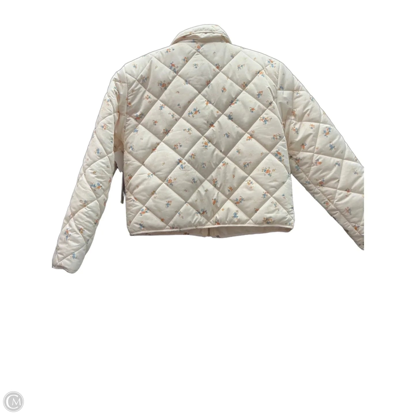 Coat Puffer & Quilted By No Boundaries In White, Size: S