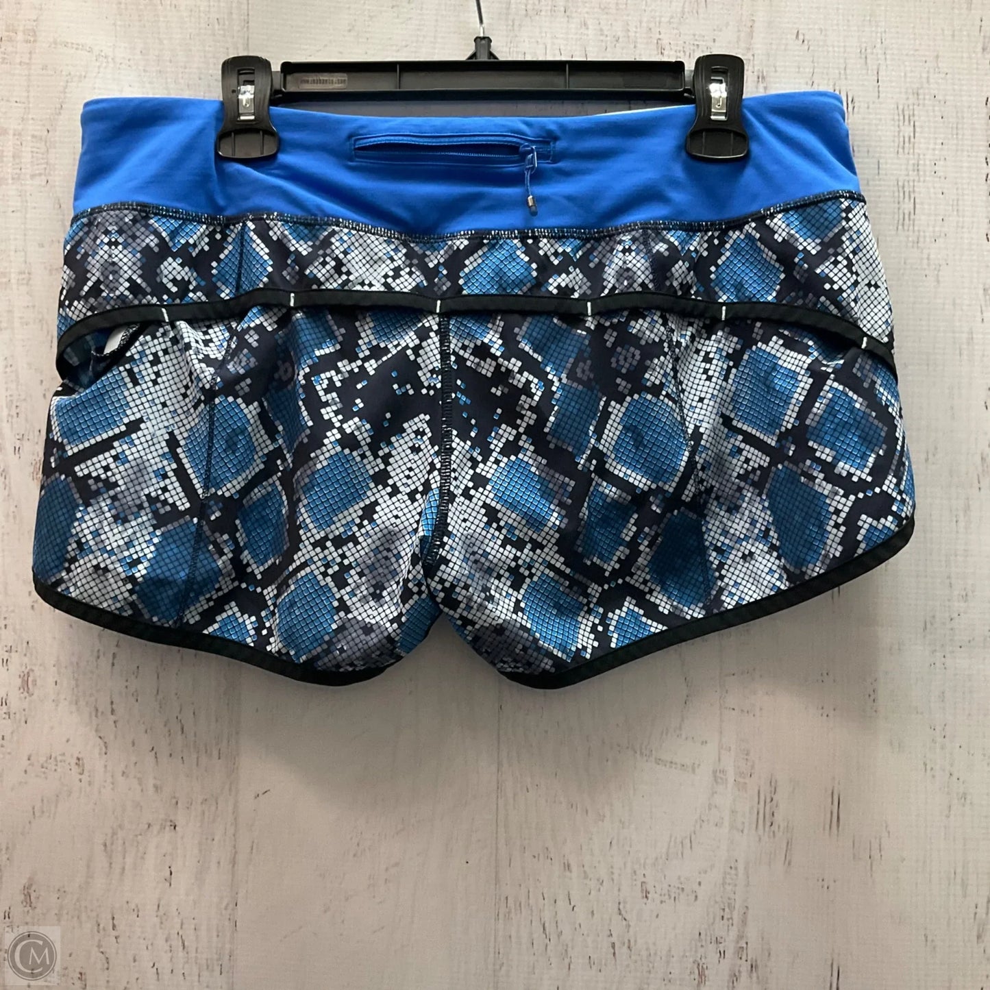 Athletic Shorts By Lululemon In Snakeskin Print, Size: 10