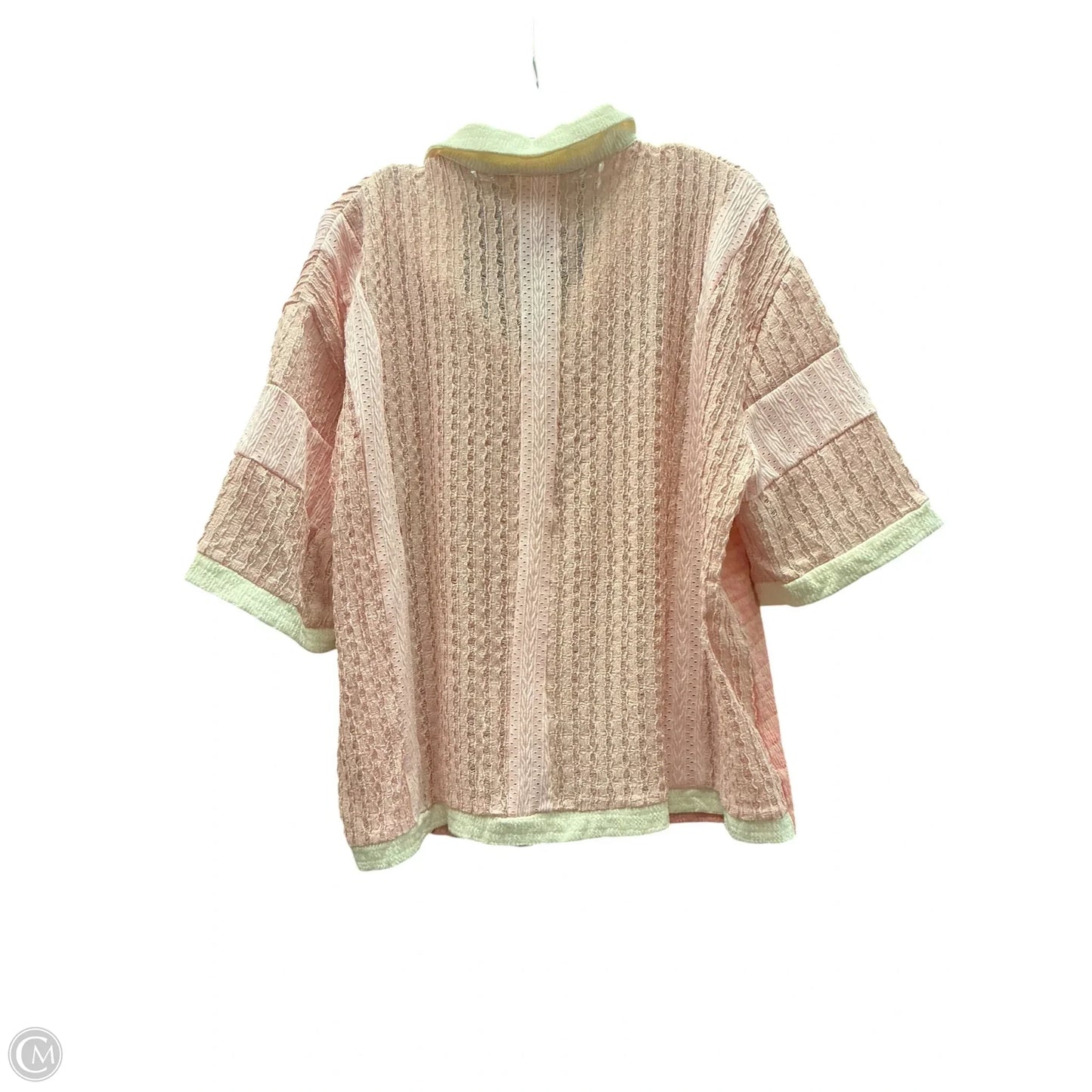 Top Short Sleeve By Fantastic Fawn In Pink, Size: L