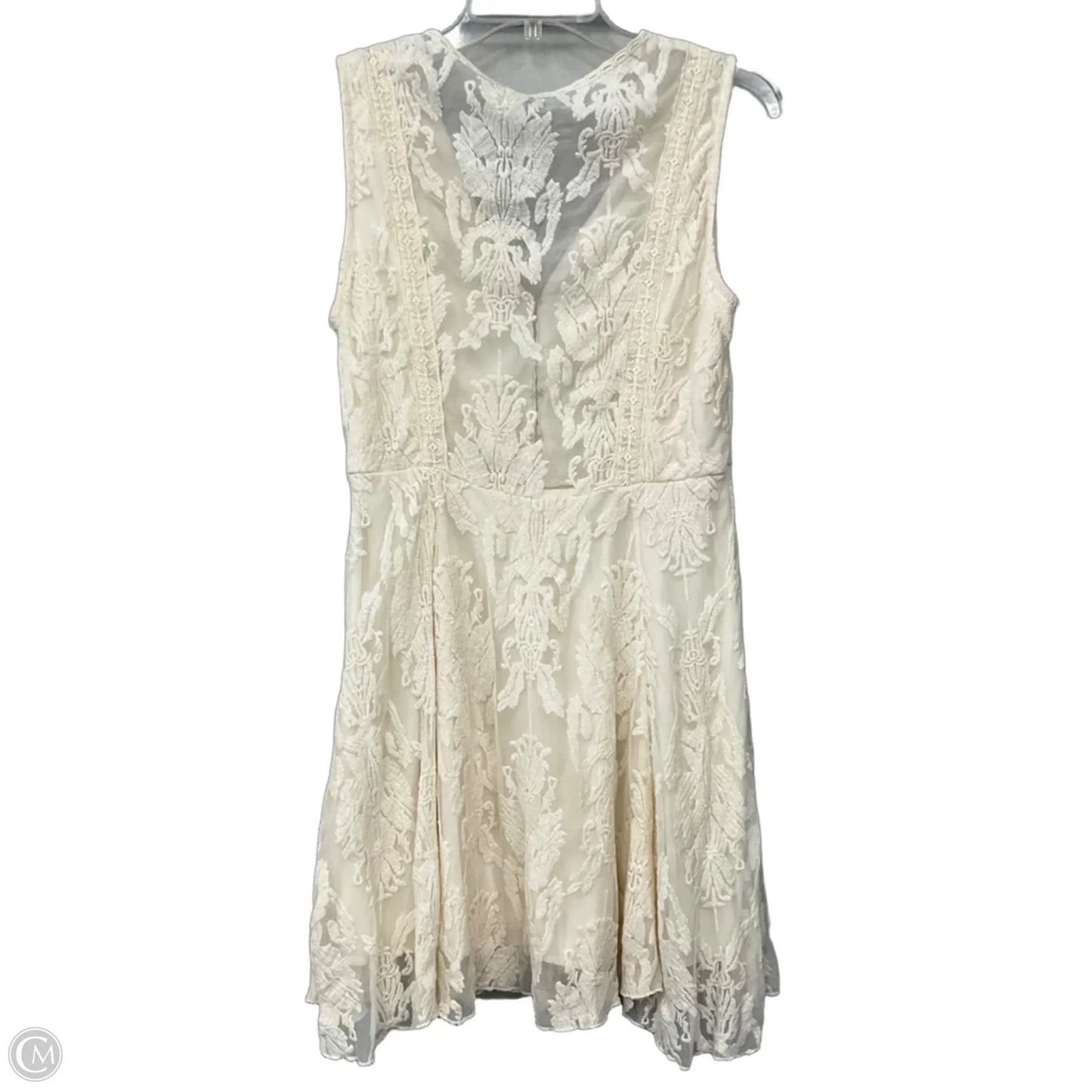 Dress Casual Short By Filly Flair In Cream, Size: M