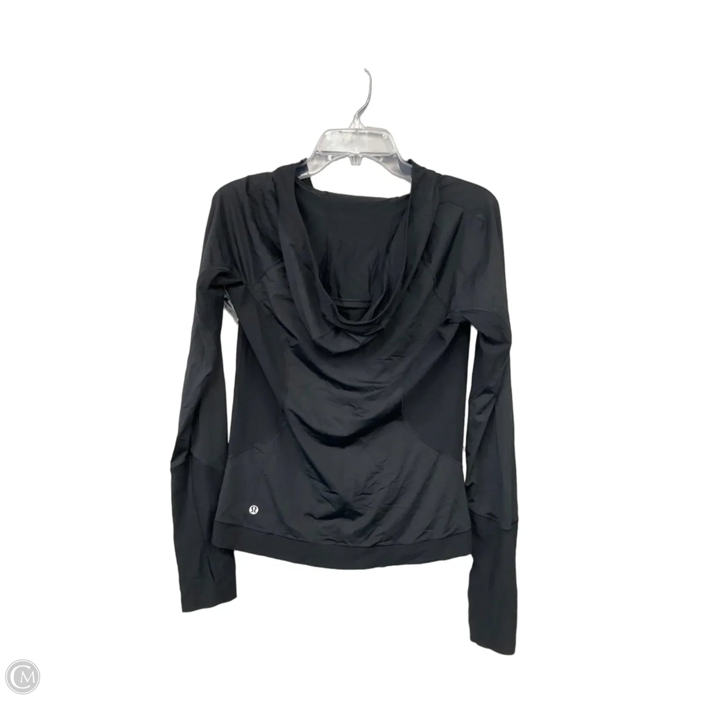 Athletic Jacket By Lululemon In Black, Size: 6