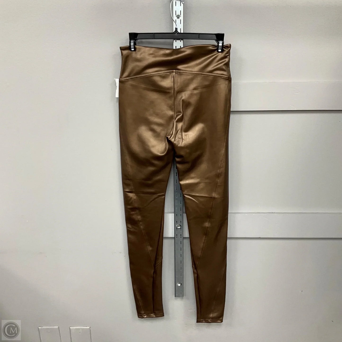 Athletic Leggings By Spanx In Bronze, Size: M